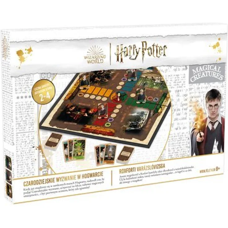 Cartamundi Harry Potter Hogwarts Wizardry Quest, Brettspiel mit magischen Herausforderungen und Spielesammlung für Einzelspieler und Gruppen