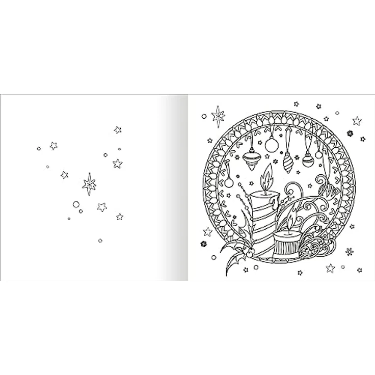 Ars Edition Adventskalender Ausmal-Adventskalender – Mandala-Zauber mit 24 verschiedenen Motiven für kreative Beschäftigung zur Entspannung – Bild 7