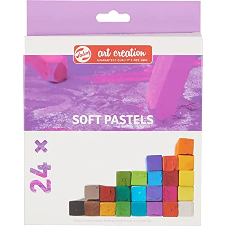 Talens Art Creation Soft Pastel, 24-teiliges Set mit lebendigen Farben für kreative Kunstwerke auf Papier und Pappe – Bild 1