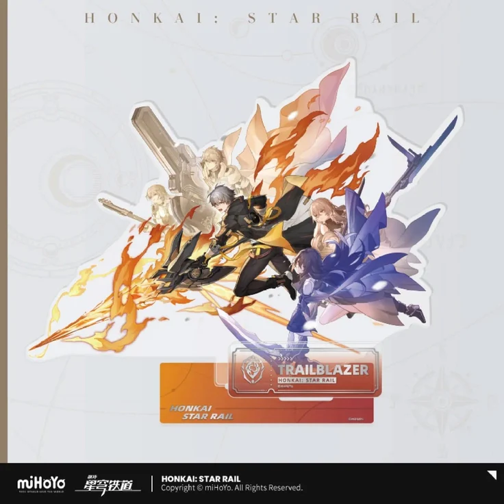 MiHoYo Honkai: Star Rail Preservation of Path Series Acryl Figur Trailblazer Male, 25 cm Sammelfigur aus hochwertigem Acryl