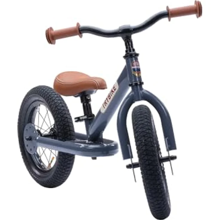 Trybike 2 wheels steel Balance-Bike, Anthrazitgrau, verstellbare Sitzhöhe 30-45 cm, geeignet für Kinder von 2 bis 6 Jahren – Bild 4