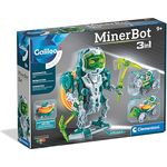 Clementoni Galileo MinerBot 3 in 1 Robotik-Set - DREI humanoide Roboter - Spielzeug Roboter für Kinder ab 8 Jahren, 59375