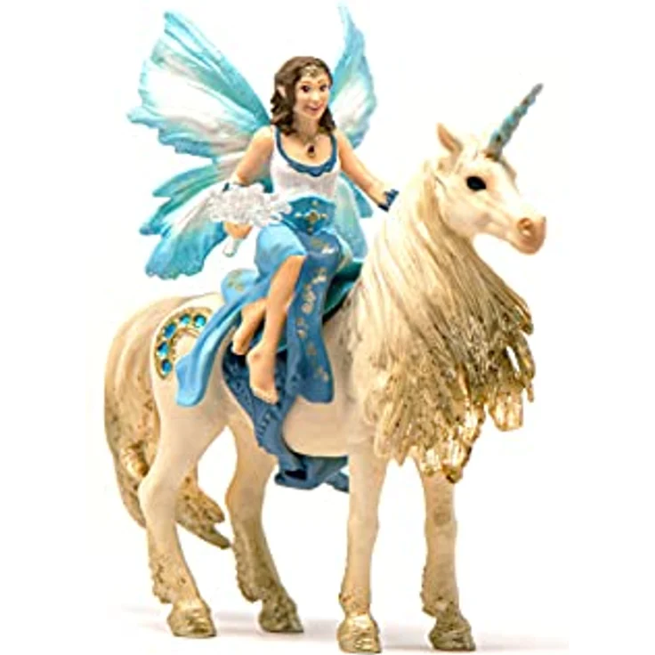 Schleich 'Bayala' - 42508 Eyelas Ausritt auf Goldeinhorn Spielfigur – Bild 1
