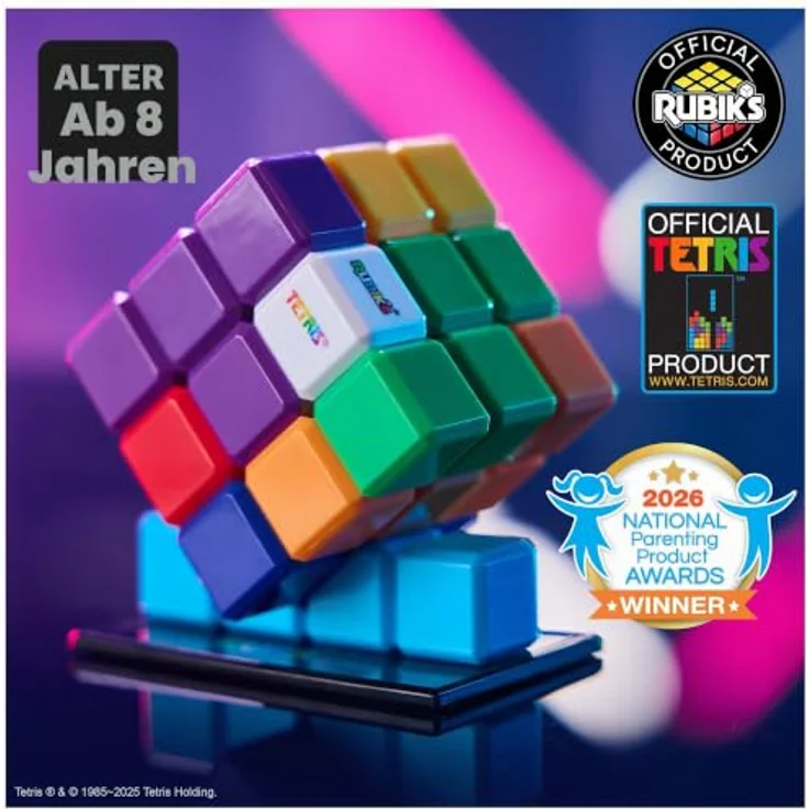 Rubiks Tetris Cube, Gehirntraining-Würfel mit 6 Tetrimino-Formen, Schwierigkeitsgrad 4 – Bild 2