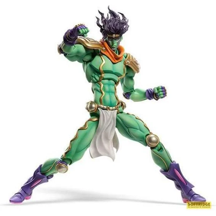 Medicos Entertainment JoJo's Bizarre Adventure Part 3: Stardust Crusaders, Chozokado BIG Star Platinum Figurine, 25 cm mit Zubehör in Fensterbox