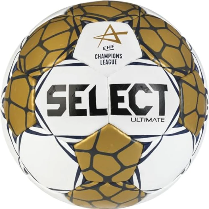 Select Champions League Ultimate Official EHF Handball 200035, Unisex handballs, Gold, 3 EU - Synthetic Leather – Bild 2