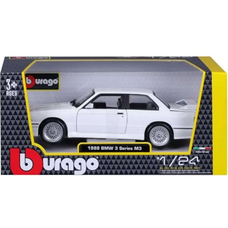 Bburago BMW M3 1988 Modellfahrzeug, weiß – Bild 10