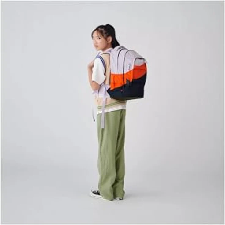 Satch Schulrucksack Pack - Schulrucksack "Now or Never Edition" 45 cm (1-tlg), nachhaltig, ergonomisch, reflektierende Elemente, 3D-Effekt, recycelte Materialien, schwarz – Bild 8