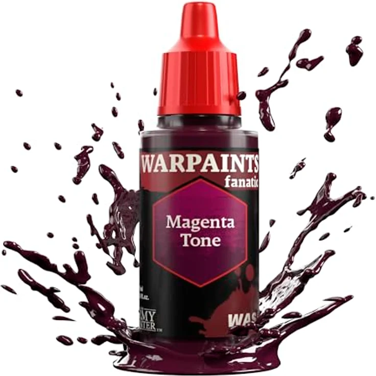 The Army Painter Warpaints Fanatic Wash: Magenta Tone, Acrylwaschung zur Verbesserung von Miniaturdetails – Bild 1