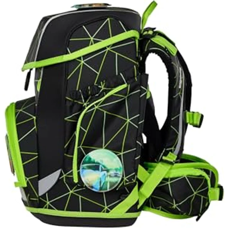 ergobag Schulranzen CyBär Race Cubo Set, funktionale Rückenpolsterung und ergonomisches Design, neu – Bild 7