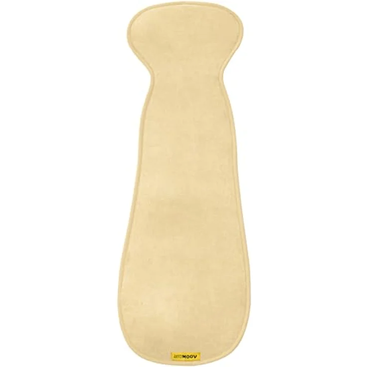 Aeromoov Baby Sitzauflage Air Layer, Antischwitz Einlage für Autositz oder Kinderwagen, Gruppe 2/3, Bio-Baumwolle, Vanilla, Oeko-Tex 100 Klasse 1 – Bild 1