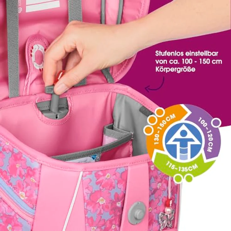 Step by Step Schulranzen SPACE Schulranzen-Set, Mehrfarbig und ergonomisches Design für optimalen Tragekomfort – Bild 6