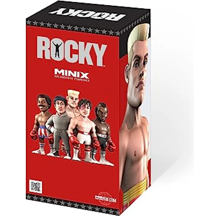 MINIX Rocky Figur, Ivan Drago, Sammlerstück 12 cm, Sammlerverpackung, ideal als Geschenk für TV-Fans, BANDAI MN11704 – Bild 4