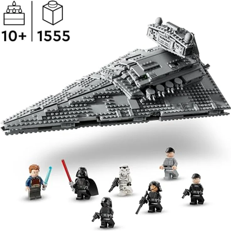 LEGO Star Wars Imperialer Sternzerstörer (75394); Bauspielzeug mit 7 LEGO Star Wars Minifiguren, detailgetreues Sternenschiff, kreatives Bau- und Spielset – Bild 2