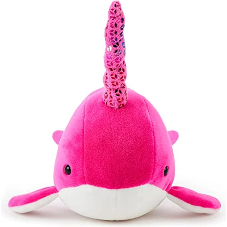 Zappi Co Rosa Narwal Plüschtier, 15-17 cm, weiches Kuscheltier für Neugeborene und Kinder, ideal zum Spielen und Lernen – Bild 4