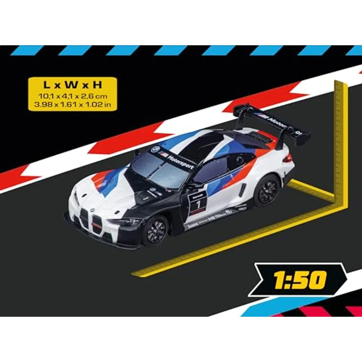 Carrera Hybrid BMW M4 GT3, ferngesteuertes Auto mit hochwertiger Qualität und modernem Design – Bild 3