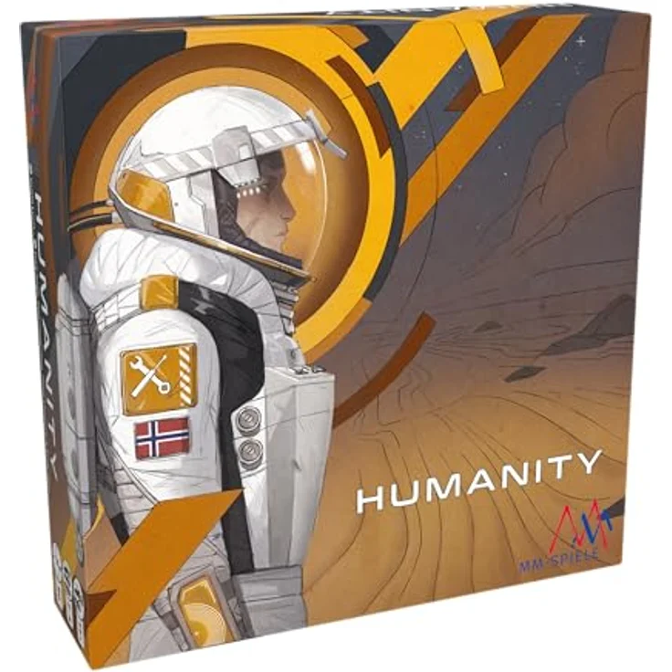 MM SPIELE Humanity, Strategiespiel zur Erforschung des Saturnmonds Titan, Modulbau- und Forschungsspiel für 2-4 Spieler ab 14 Jahren – Bild 1