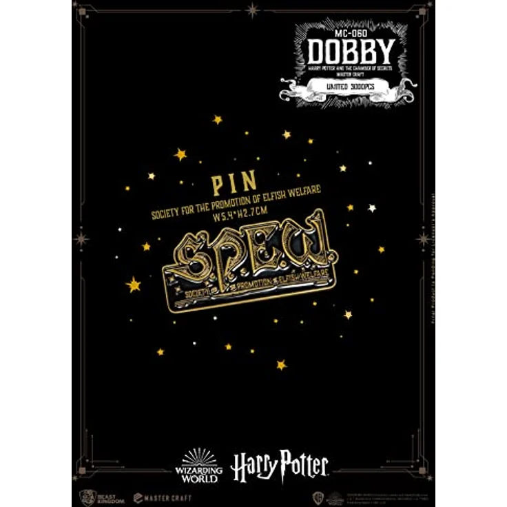 Beast Kingdom Toys Harry Potter Master Craft Dobby Statue, 39 cm, Golden, limitiert auf 3000 Stück – Bild 9