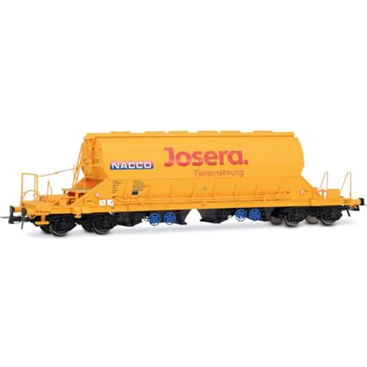 Rivarossi NACCO 2 Taoos Schwenkdachwagen, gelb JOSERA, Modell der Epoche VI – Bild 3