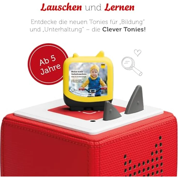 tonies Hörspielfigur Clever Tonie ADAC Meine erste Verkehrsschule - ADAC -, Kinder Hörspiel-Tonie mit Verkehrserziehungsinhalten – Bild 2