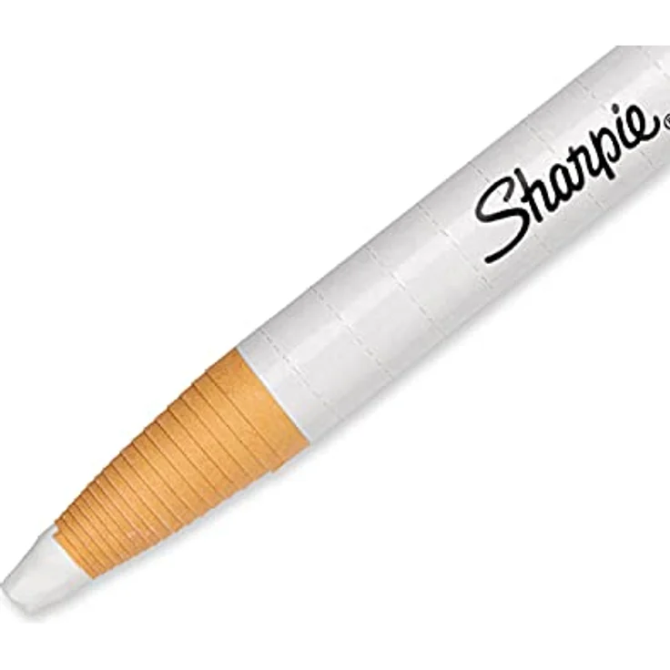 Sharpie Peel-Off-Porzellanmarker | feine Spitze | Weiß | Schreibt auf Glas, Porzellan und Plastik | 12 Stück Wachsmarker – Bild 3