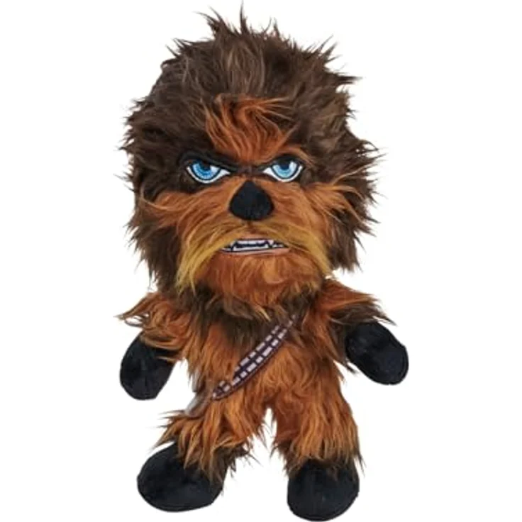 Simba Disney Star Wars Chewbacca Plüschfigur 25 cm, detailgetreues Kuscheltier aus weichem Stoff für Sammler und Spielspaß – Bild 1