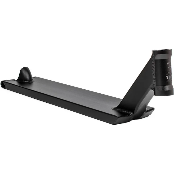 Tilt Theory 3 Stunt-Scooter Deck, 5.5''x22'' (55,8cm), schwarz, Aluminium 6061, konkave Form, Flex Fender