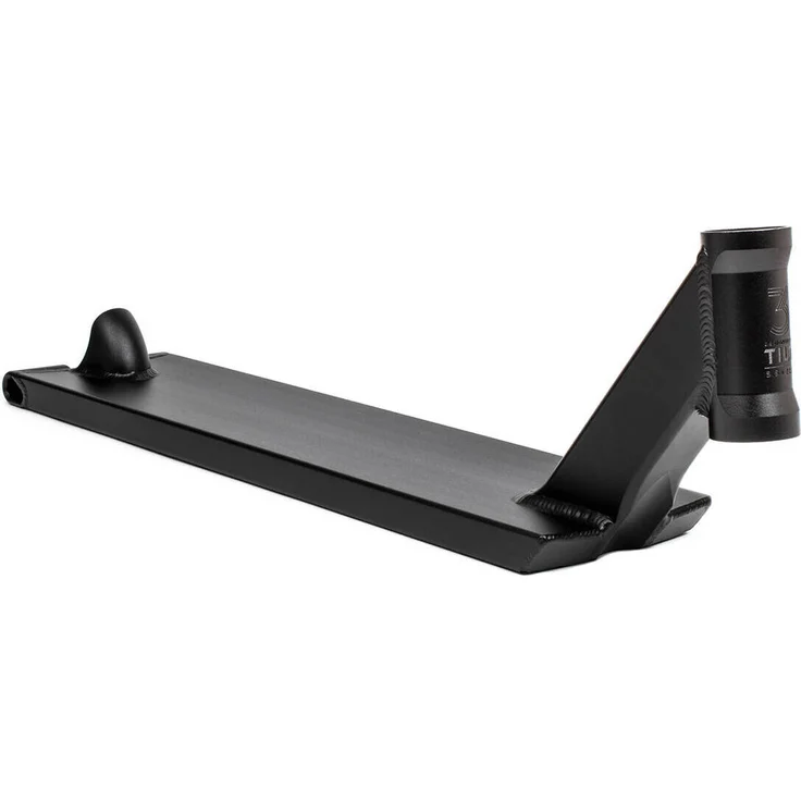 Tilt Theory 3 Stunt-Scooter Deck, 5.5''x22'' (55,8cm), schwarz, Aluminium 6061, konkave Form, Flex Fender