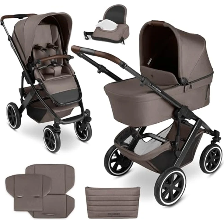 ABC Design Kombi-Kinderwagen Salsa 5 Air - Pure - Nature, inkl. Gratis Mobilitätsgarantie – Bild 1