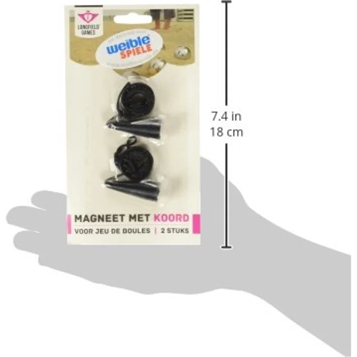 Engelhart Boule Kugelheber Magnetisch 2er-Set mit Schnur für Metallkugeln, praktisches Petanque Zubehör – Bild 3
