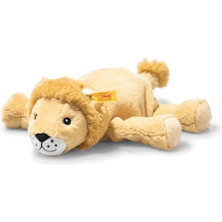 Steiff Liam Löwe 20 cm, Soft Cuddly Friends, kuschelweicher Löwe in Plüsch für babysanfte Haut, waschmaschinenfest – Bild 1