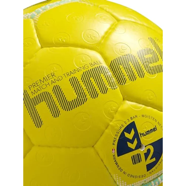 hummel Handball Premier Hb Erwachsene Größe 2, Spiel- und Trainingsball mit PU und weicher Schaumschicht – Bild 3