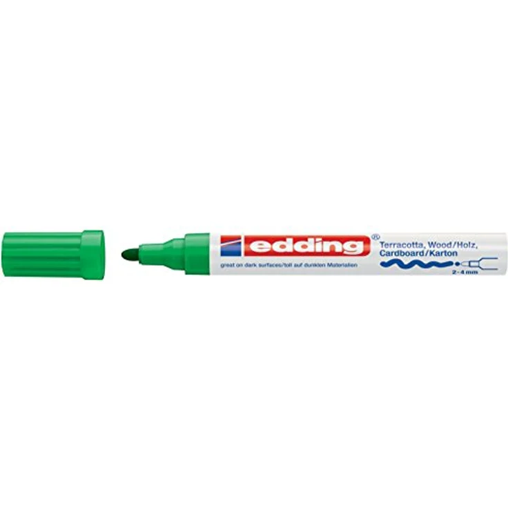 edding 4000 Mattlack-Marker, Permanentmarker 2-4 mm, wasserbasierte Pigmenttinte, 1 Stück – Bild 1