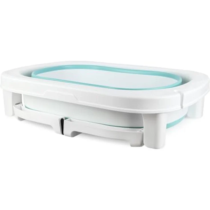 HUOLE Baby Bathtub Foldable, Faltbare Badewanne für Neugeborene, rutschfest und umweltfreundlich, extragroßer Raum 72 x 51 x 42 cm – Bild 2