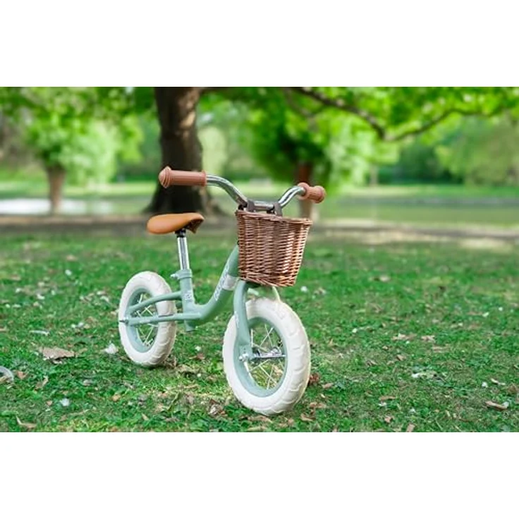 Huffy Vintage Laufrad 10 Zoll, Grün - Laufrad ohne Pedale für Kinder, mit bezauberndem Design und gepolstertem Sattel – Bild 2
