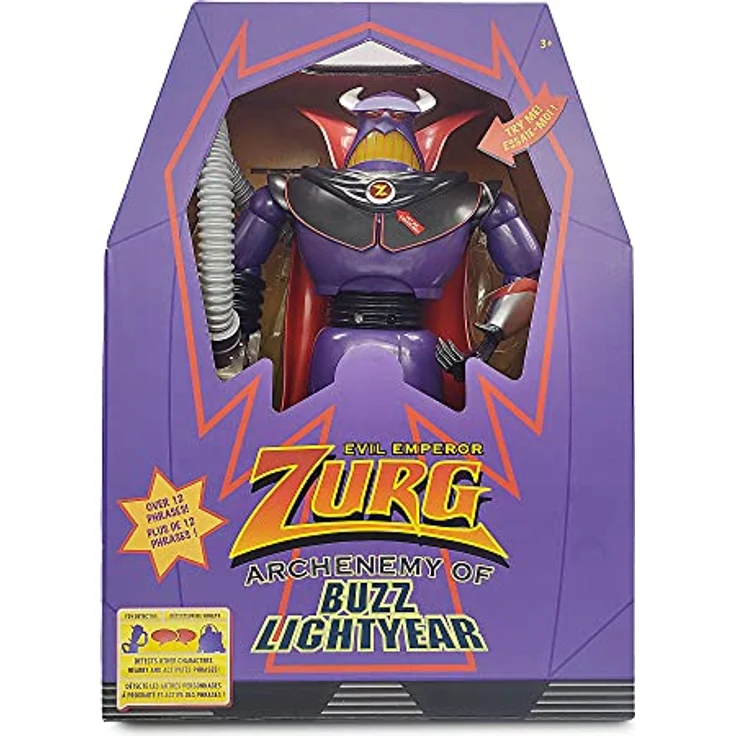 Disney Store Zurg Interaktive sprechende Spielzeug-Geschichte-Actionfigur, verfügt über 14 + englische Sätze, Mund und Augen leuchten beim Sprechen, geeignet für Kinder ab 3 Jahren – Bild 6