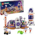 LEGO Friends Mars-Raumbasis mit Rakete, Weltraum-Spielzeug mit Space Shuttle und 4 Astronauten-Figuren, Geschenk für Mädchen und Jungen ab 8 Jahren, die Wissenschaft und Technik lieben 42605