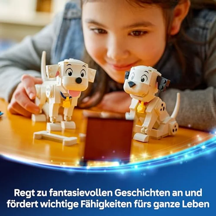 LEGO Disney Classic 43271, Die Welpen Lucky und Penny aus 101 Dalmatiner, Bausatz mit 268 Teilen für Kinder ab 6 Jahren, Mehrfarbig – Bild 5