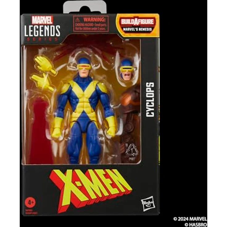 Hasbro Marvel Legends Marvel X-Men Cyclops Actionfigur 15 cm mit 5 Accessoires, gelb – Bild 2