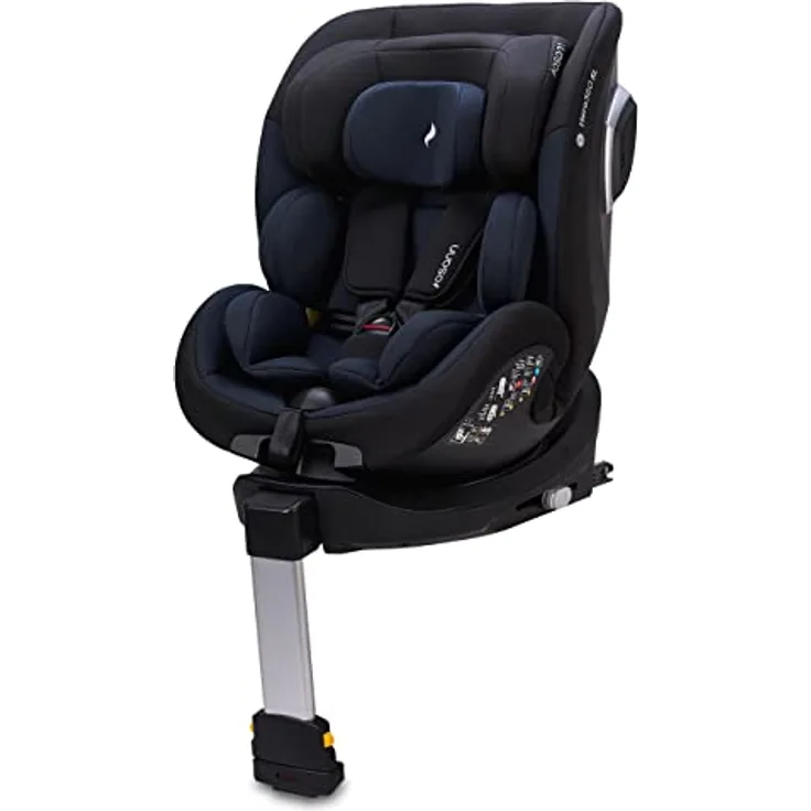 Osann Reboarder-Kindersitz Hero 360 SL drehbar, ab Geburt - 4 Jahre, Isofix-Basis, Twill Navy