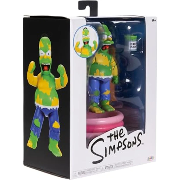 Jakks Pacific Simpsons Premium Actionfigur Furious Homer, 13 cm mit Zubehör in Blisterverpackung – Bild 8