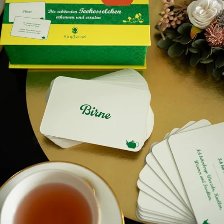 Singliesel Die große Teekesselchen-Quiz-Box für Senioren, Gedächtnis- und Ratespiel mit 100 nostalgischen Karten, geeignet auch für Demenz – Bild 3