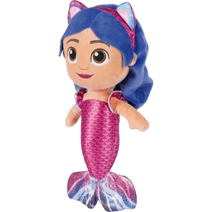 Schmidt Spiele 42852 Gabby's Dollhouse, Mermaid Gabby, 28 cm Plüschfigur, waschbar, ab 0 Jahren – Bild 2