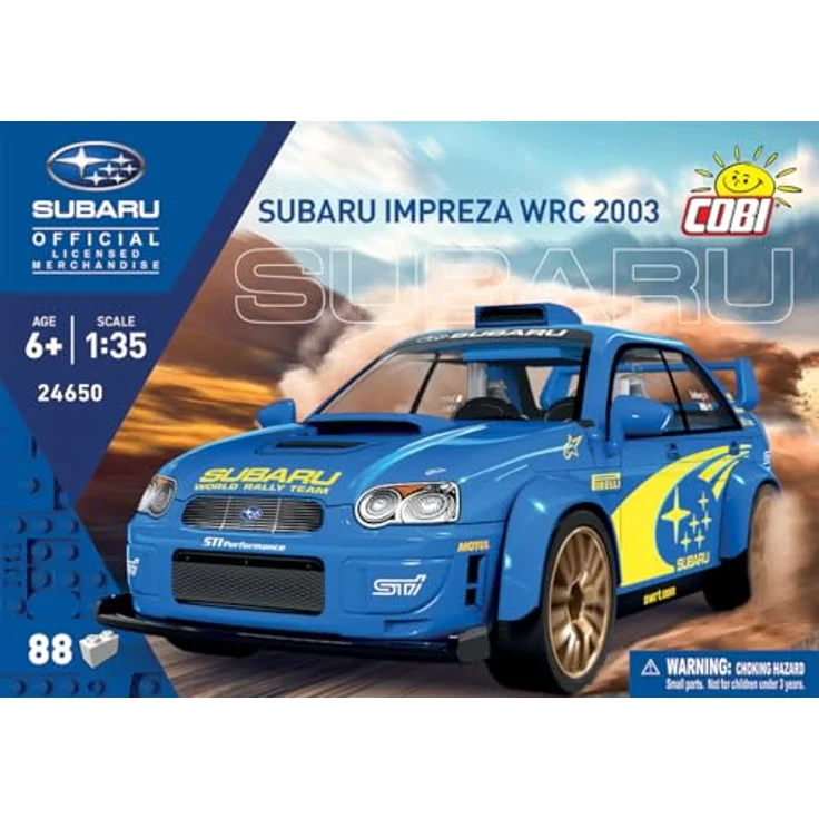 COBI Subaru Impreza WRC 2003, Modellfahrzeug aus Bausteinen made in EU – Bild 4