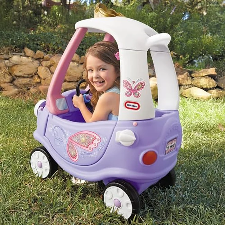 Little Tikes Cozy Coupe, Rutschauto im Feen-Design für fantasievolles Spielvergnügen – Bild 5