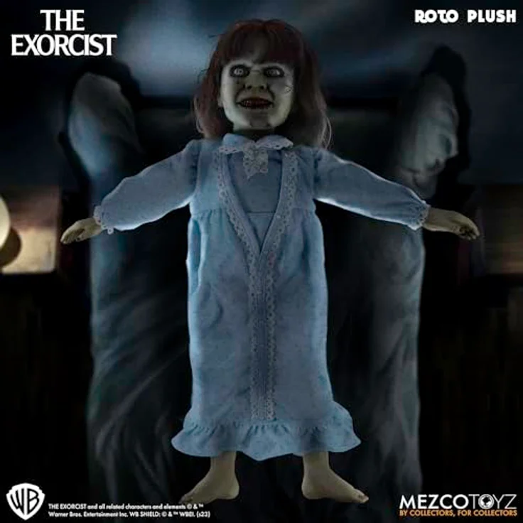 Mezco Toys Regan Figur The Exorcist MDS Roto Plush, 45 cm Sammlerstück im kuscheligen Design – Bild 4
