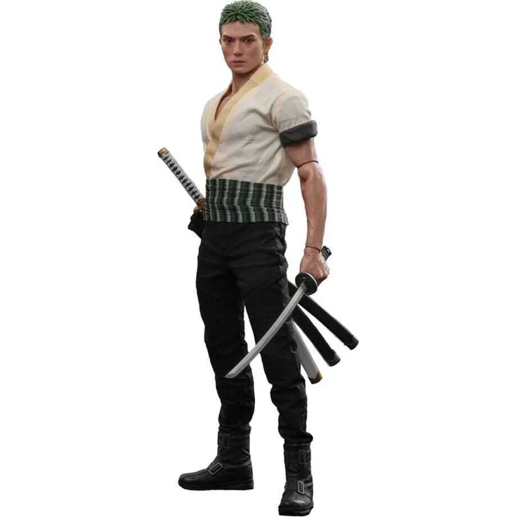 Bandai Namco Games One Piece (Netflix) Actionfigur 1/6 Lorenor Zorro, 31 cm mit Zubehörteilen und Figurenständer