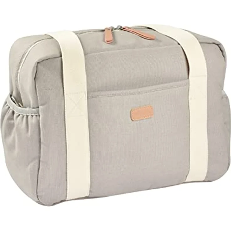 BÉABA, Wickeltasche für Babys, Mehrere Fächer, 10 Taschen, Reißverschluss Trolley-Koffer, Schultergurt, Isotherm-Tasche, Wickelunterlage, Wasserabweisend, Inhalt 16L, Tasche Paris, Grau – Bild 2
