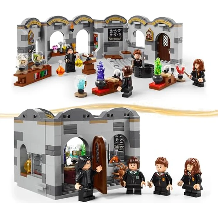 LEGO Harry Potter Schloss Hogwarts: Zaubertrankunterricht, Fantasy-Spielzeug, baubares Klassenzimmer, Geschenkidee für Jungen, Mädchen und alle Fans, mit Hermine Granger und Severus Snape 76431 – Bild 3