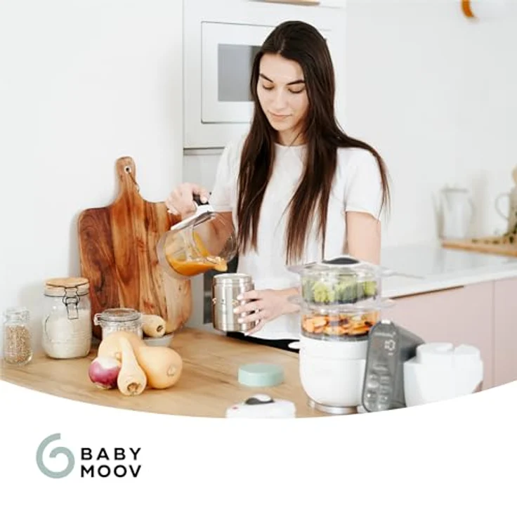 Babymoov EATS'ISY Edelstahl-Thermobehälter für Babynahrung, 350ml Füllmenge, hermetischer Schraubverschluss – Bild 6